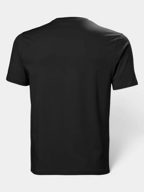 Helly Hansen Hh Logo T-Shirt 3.0 férfi rövid ujjú póló fekete színben 6
