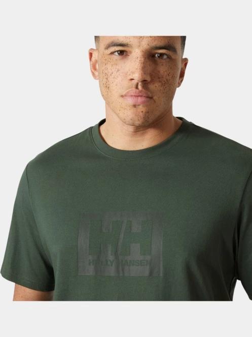 Helly Hansen Hh Box T 2.0 férfi rövid ujjú póló zöld színben 4