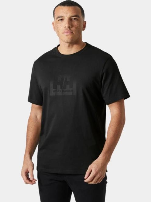 Helly Hansen Hh Box T 2.0 férfi rövid ujjú póló fekete színben 2