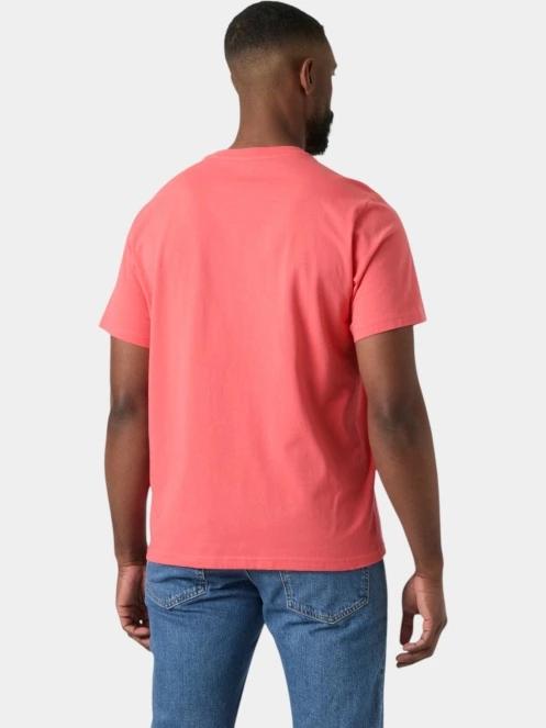 Helly Hansen Hh Box T 2.0 férfi rövid ujjú póló rózsaszín színben 3