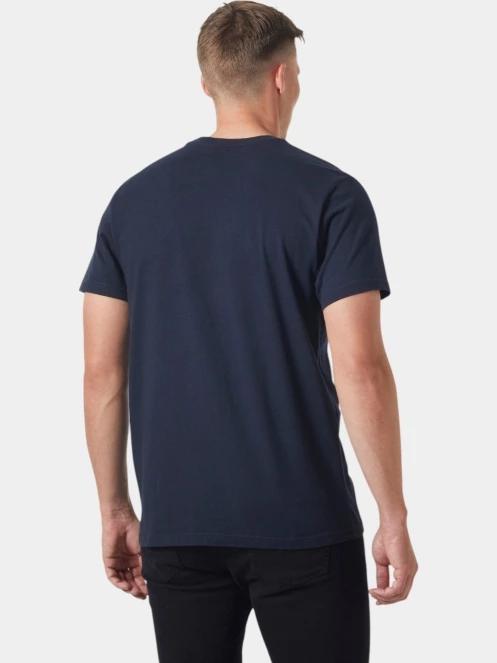 Helly Hansen Hh Box T 2.0 férfi rövid ujjú póló sötétkék színben 3
