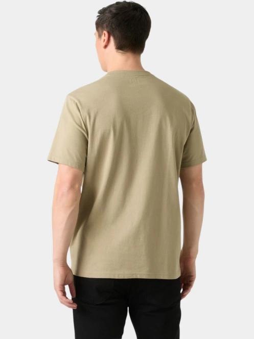 Helly Hansen Hh Box T 2.0 férfi rövid ujjú póló homok színben 3