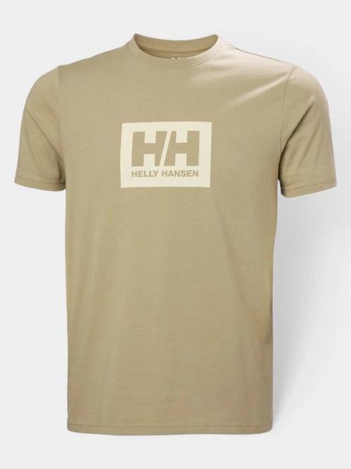 Helly Hansen Hh Box T 2.0 férfi rövid ujjú póló homok színben 5