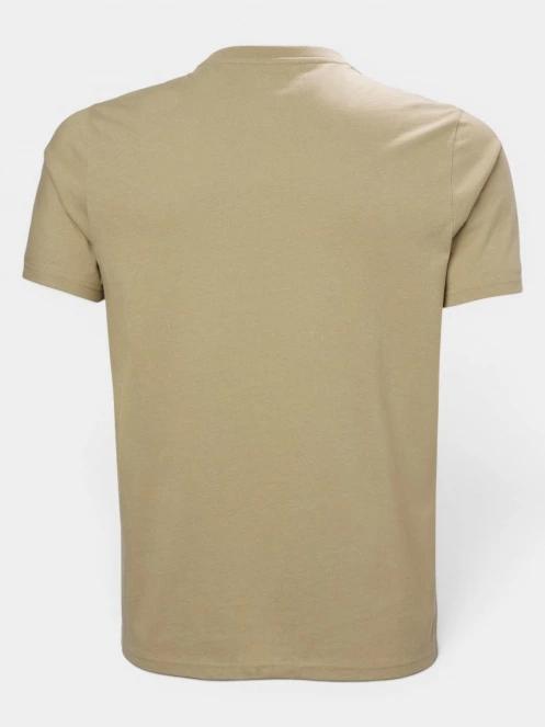 Helly Hansen Hh Box T 2.0 férfi rövid ujjú póló homok színben 6