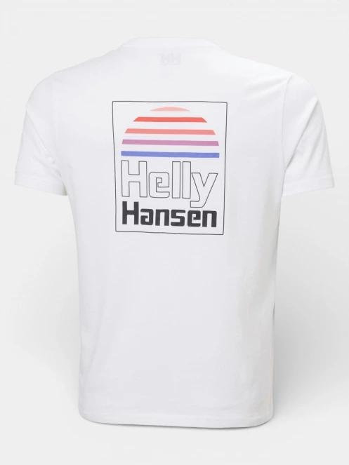 Helly Hansen Core Graphic T 2.0 férfi rövid ujjú póló fehér színben 6