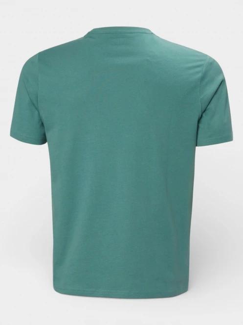 Helly Hansen Core Graphic T 2.0 férfi rövid ujjú póló zöld színben 6