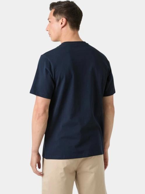 Helly Hansen Core Graphic T 2.0 férfi rövid ujjú póló sötétkék színben 3