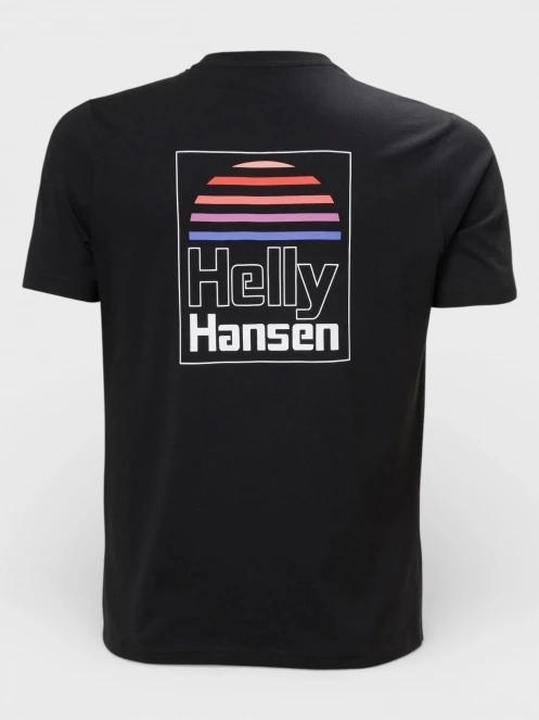 Helly Hansen Core Graphic T 2.0 férfi rövid ujjú póló fekete színben 6