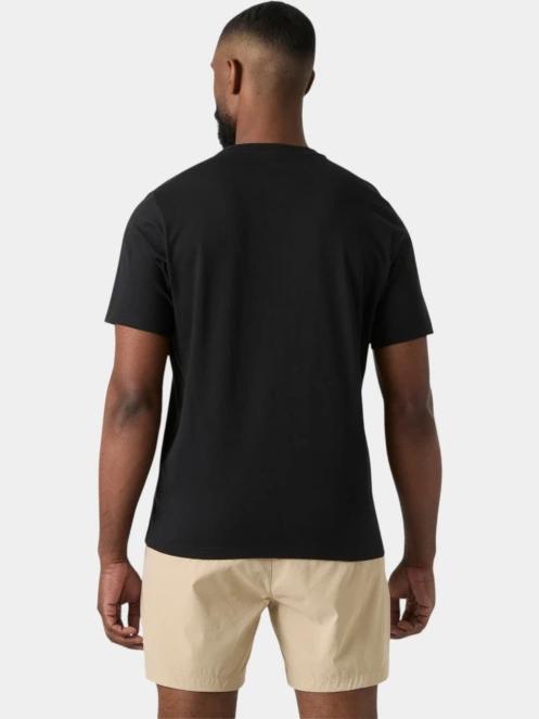 Helly Hansen Core Graphic T 2.0 férfi rövid ujjú póló fekete színben 3