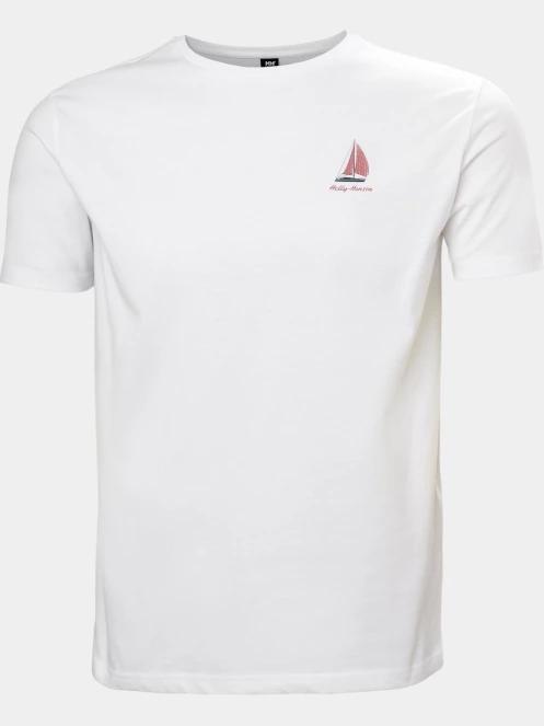 Helly Hansen Shoreline T-Shirt 3.0 férfi rövid ujjú póló fehér színben 2