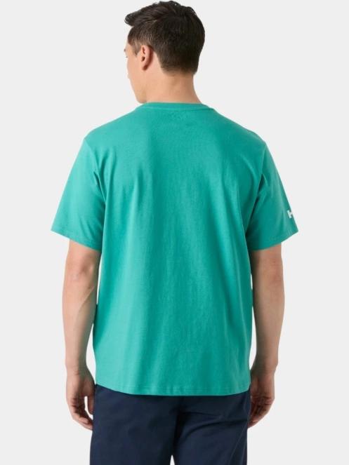 Helly Hansen Shoreline T-Shirt 3.0 férfi rövid ujjú póló zöld színben 3