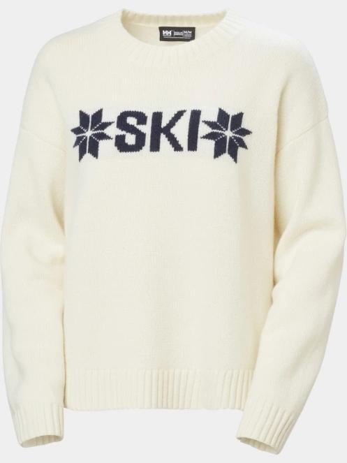 Helly Hansen W Bliss Ski Knit Sweater női pulóver fehér színben 6