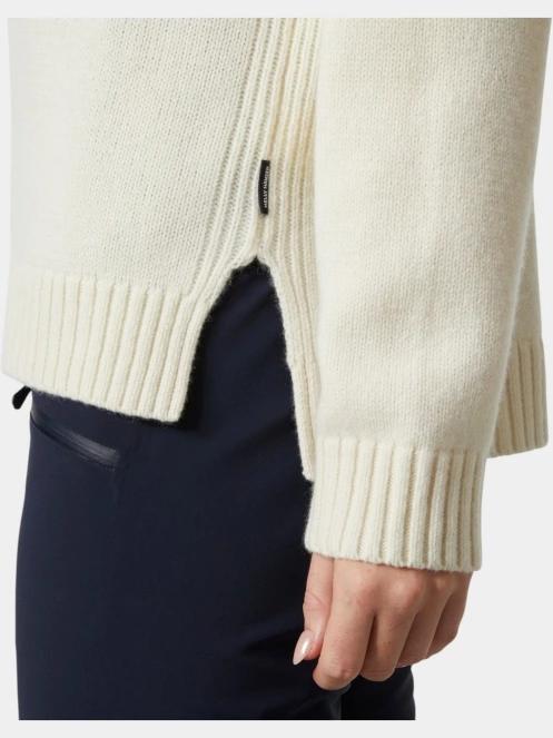Helly Hansen W Bliss Ski Knit Sweater női kötött pulóver homok színben 5