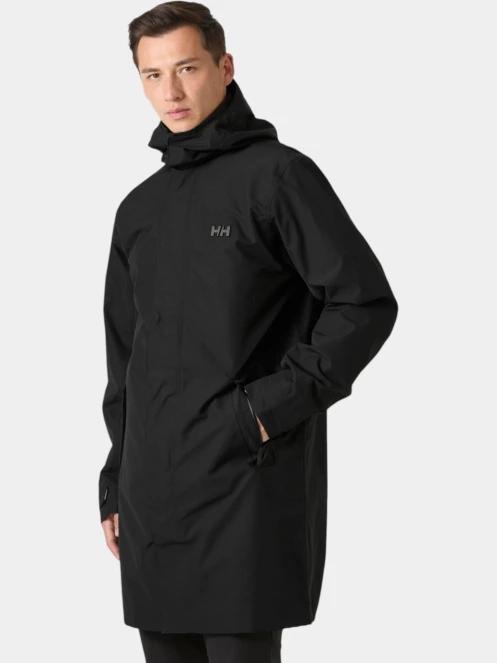 Helly Hansen City Rain Coat férfi esőkabát fekete színben 2