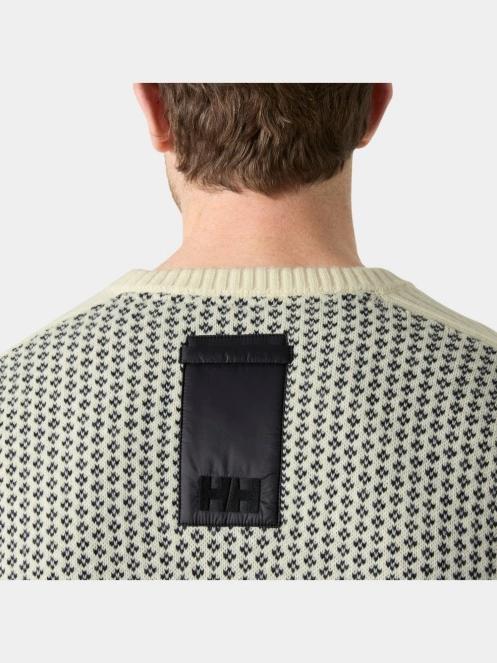 Helly Hansen Afton Knit Sweater férfi kötött pulóver homok színben 4
