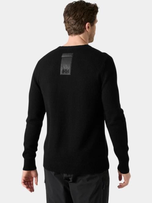 Helly Hansen Afton Knit Sweater férfi kötött pulóver fekete színben 3