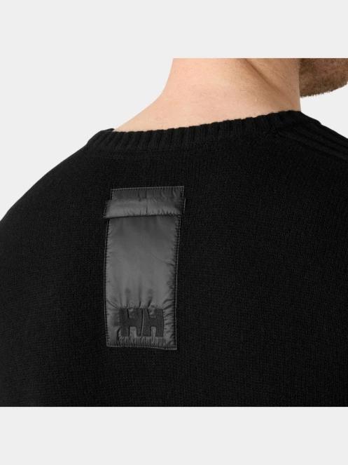 Helly Hansen Afton Knit Sweater férfi kötött pulóver fekete színben 4
