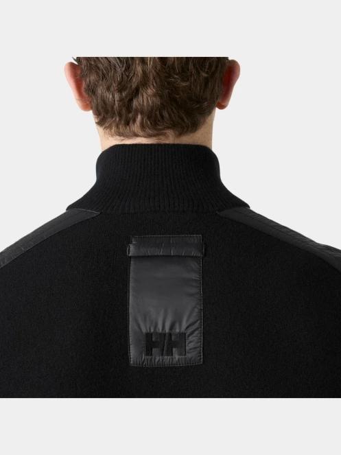 Helly Hansen Afton Knitted 1/2 Zip férfi kötött pulóver fekete színben 5