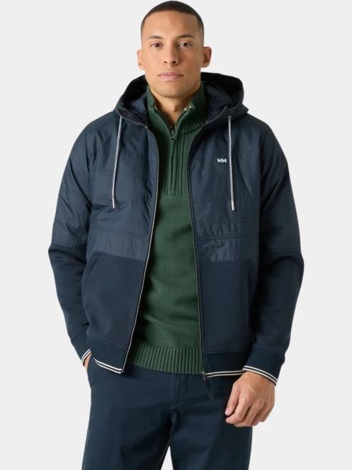 Helly Hansen Koster Hybrid Fz Hoodie férfi kapucnis pulóver sötétkék színben 2
