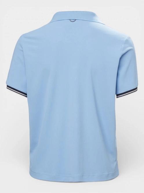 Helly Hansen W Portofino Polo női galléros póló világoskék színben 7