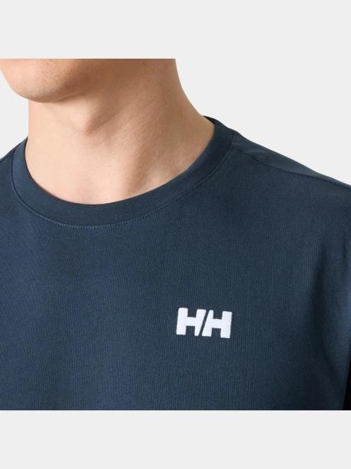 Helly Hansen Hh Staple T-Shirt férfi rövid ujjú póló sötétkék színben 4