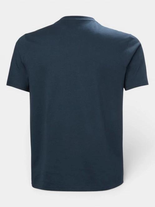 Helly Hansen Hh Staple T-Shirt férfi rövid ujjú póló sötétkék színben 6