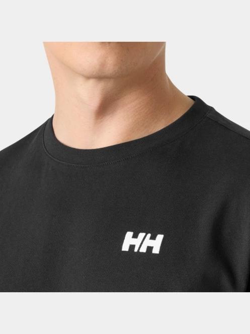 Helly Hansen Hh Staple T-Shirt férfi rövid ujjú póló fekete színben 4