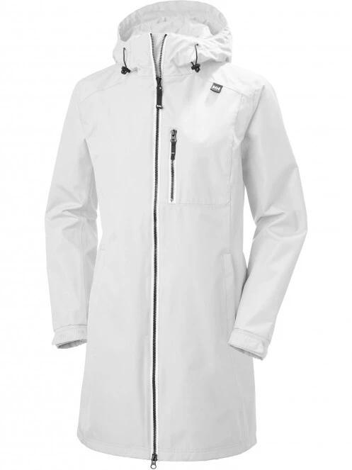 Helly Hansen W Long Belfast Jacket női esőkabát szürke színben 2