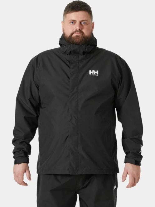 Helly Hansen Seven J Jacket férfi esőkabát fekete színben 2