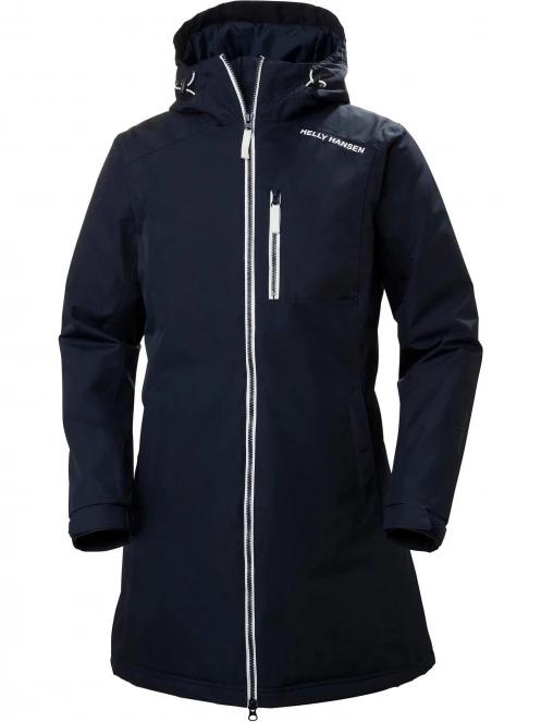 Helly Hansen W Long Belfast Winter Jacket női utcai kabát sötétkék színben 2