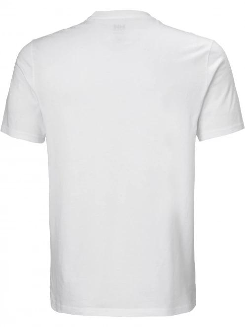 Helly Hansen Nord Graphic T-Shirt férfi rövid ujjú sport póló fehér színben 3