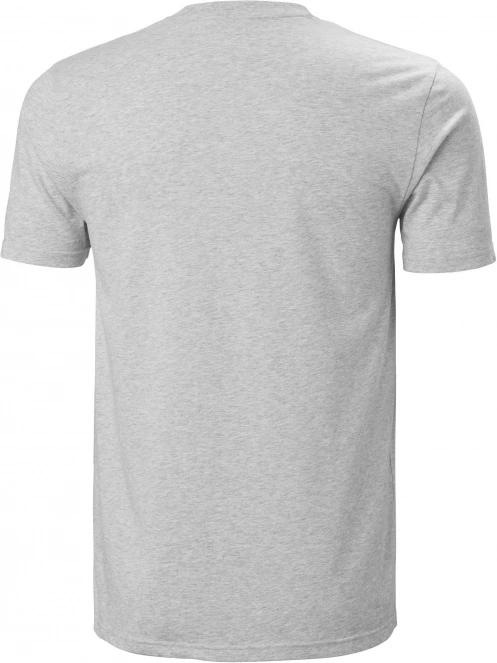 Helly Hansen Nord Graphic T-Shirt férfi rövid ujjú sport póló szürke színben 5