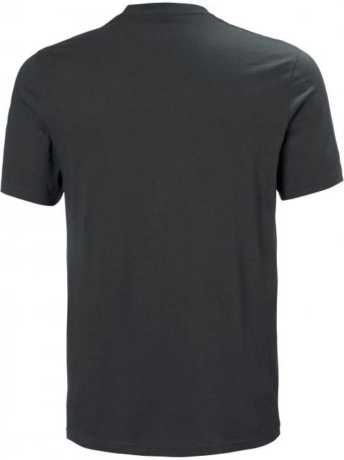 Helly Hansen Nord Graphic T-Shirt férfi rövid ujjú sport póló fekete színben 5