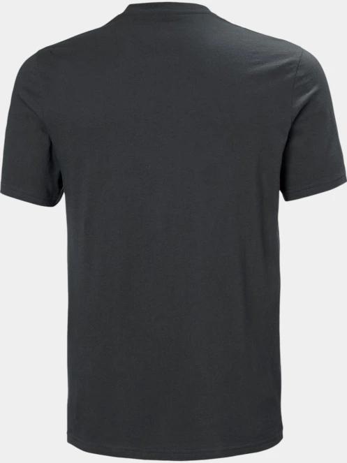 Helly Hansen Nord Graphic T-Shirt férfi rövid ujjú póló fekete színben 3