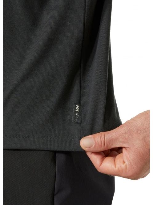 Helly Hansen Skog Recycled Graphic T-Shirt férfi rövid ujjú sport póló fekete színben 5