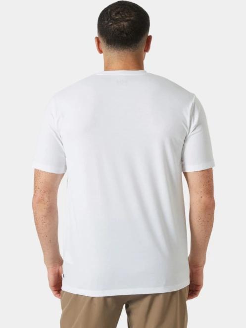 Helly Hansen Skog Graphic T-Shirt férfi rövid ujjú póló fehér színben 3