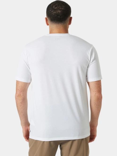 Helly Hansen Skog Graphic T-Shirt férfi rövid ujjú póló fehér színben 3