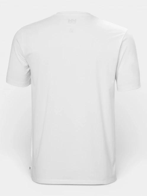Helly Hansen Skog Graphic T-Shirt férfi rövid ujjú póló fehér színben 7
