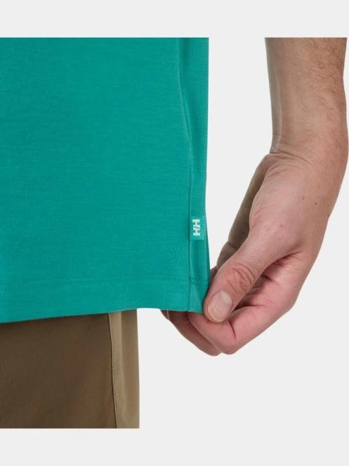 Helly Hansen Skog Graphic T-Shirt férfi rövid ujjú póló zöld színben 4