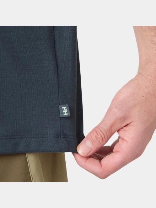 Helly Hansen Skog Graphic T-Shirt férfi rövid ujjú póló szürke színben 4