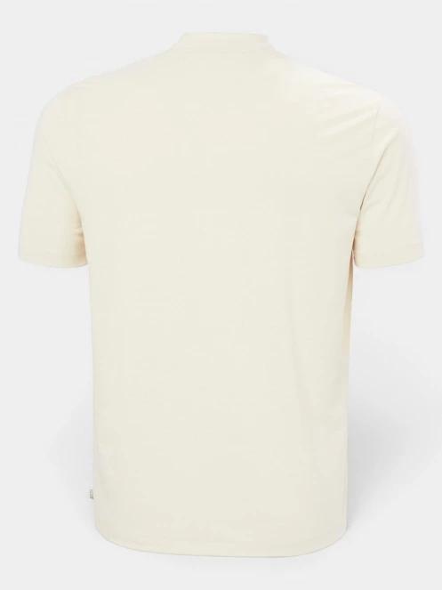 Helly Hansen Skog Graphic T-Shirt férfi rövid ujjú póló homok színben 6
