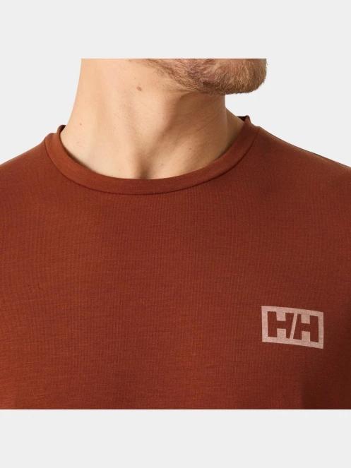 Helly Hansen Skog Graphic T-Shirt férfi rövid ujjú póló narancssárga színben 4