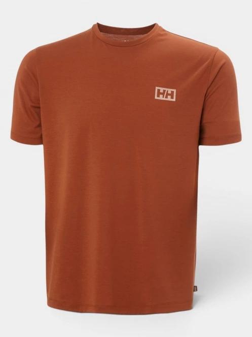 Helly Hansen Skog Graphic T-Shirt férfi rövid ujjú póló narancssárga színben 5