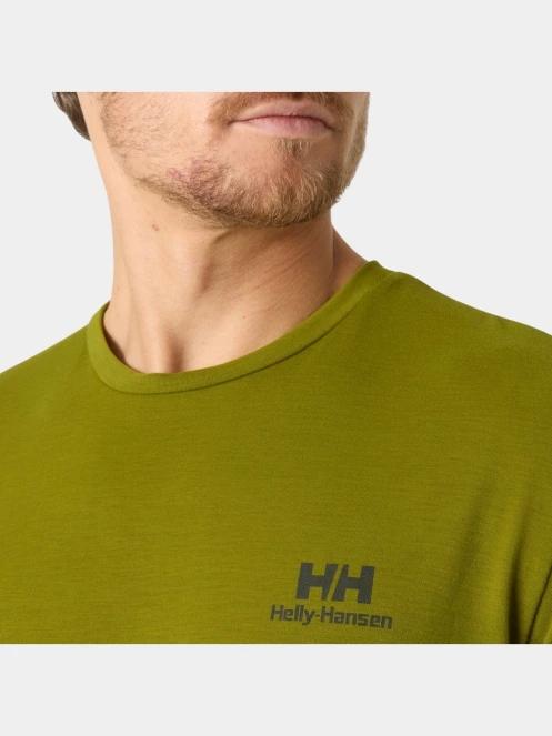 Helly Hansen Skog Graphic T-Shirt férfi rövid ujjú póló zöld színben 4