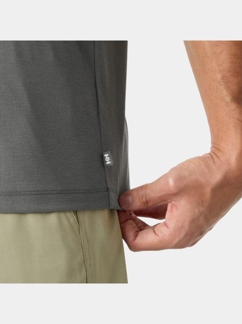 Helly Hansen Skog Graphic T-Shirt férfi rövid ujjú póló szürke színben 4