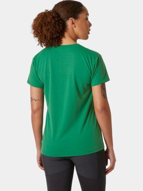 Helly Hansen W Skog Graphic Tee női rövid ujjú póló zöld színben 3