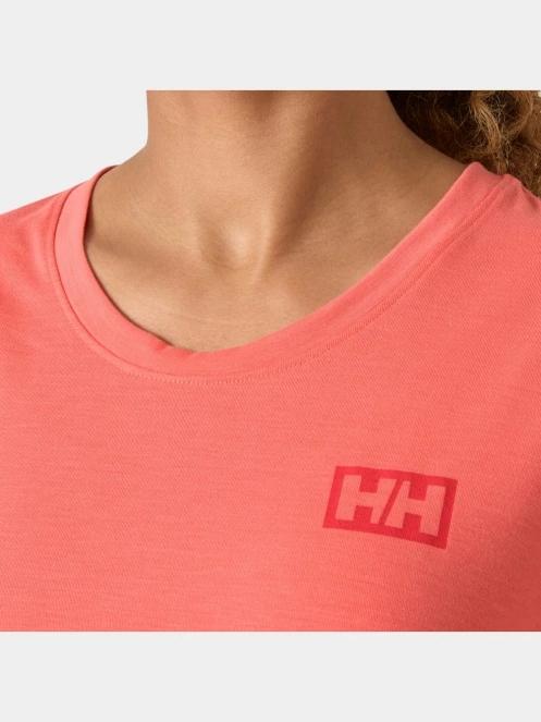 Helly Hansen W Skog Graphic Tee női rövid ujjú póló rózsaszín színben 4