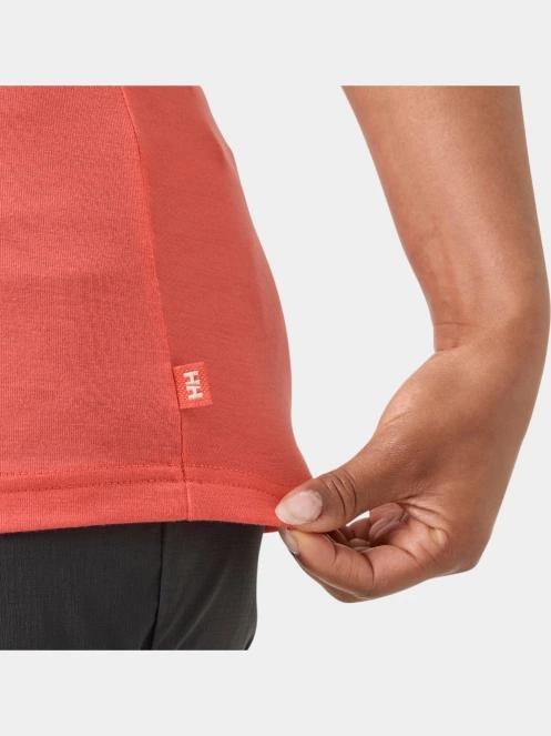 Helly Hansen W Skog Graphic Tee női rövid ujjú póló rózsaszín színben 5