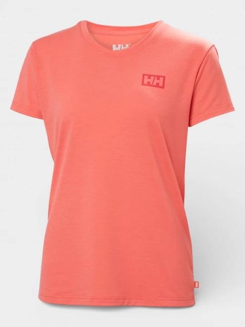 Helly Hansen W Skog Graphic Tee női rövid ujjú póló rózsaszín színben 6
