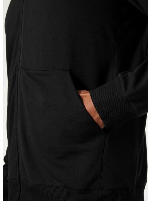 Helly Hansen Hh Lifa Tech Lite Zip Hoodie férfi kapucnis pulóver fekete színben 5